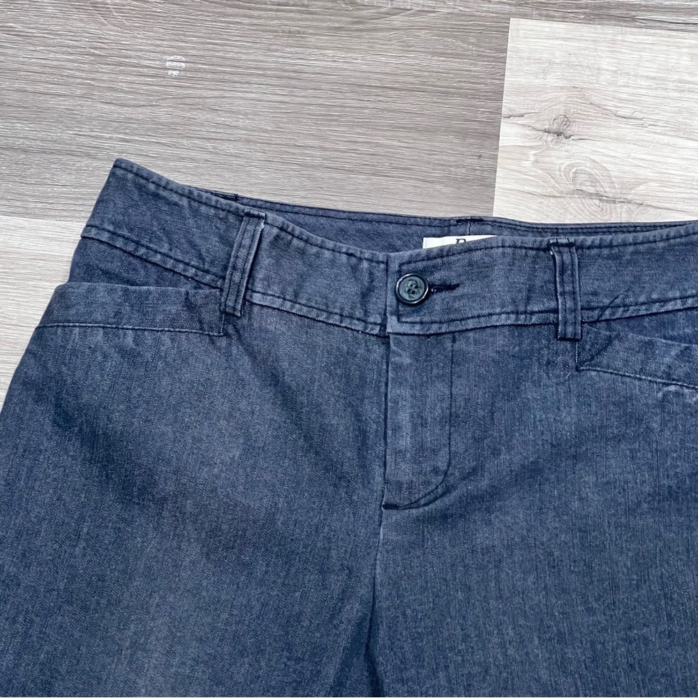 Bass & Co. Women’s Charcoal Straight Mid Rise Denim Pants Size 8 - Picture 2 of 9